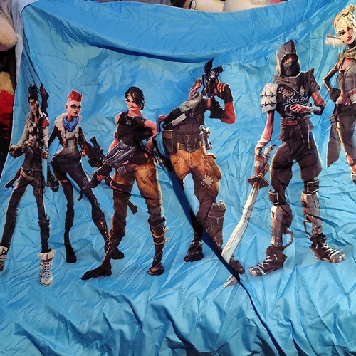 Fortnite throw blanket - fortnite, blue