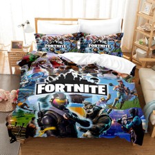 3D Game Quilt Duvet Cover Set